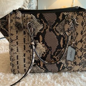 Coach Snakeskin Satchel - Perfect for Summer!